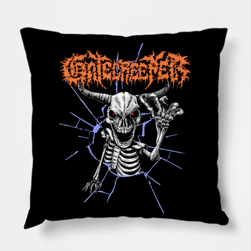 Gatecreeper Masterpiece of Chaos Throw Pillow