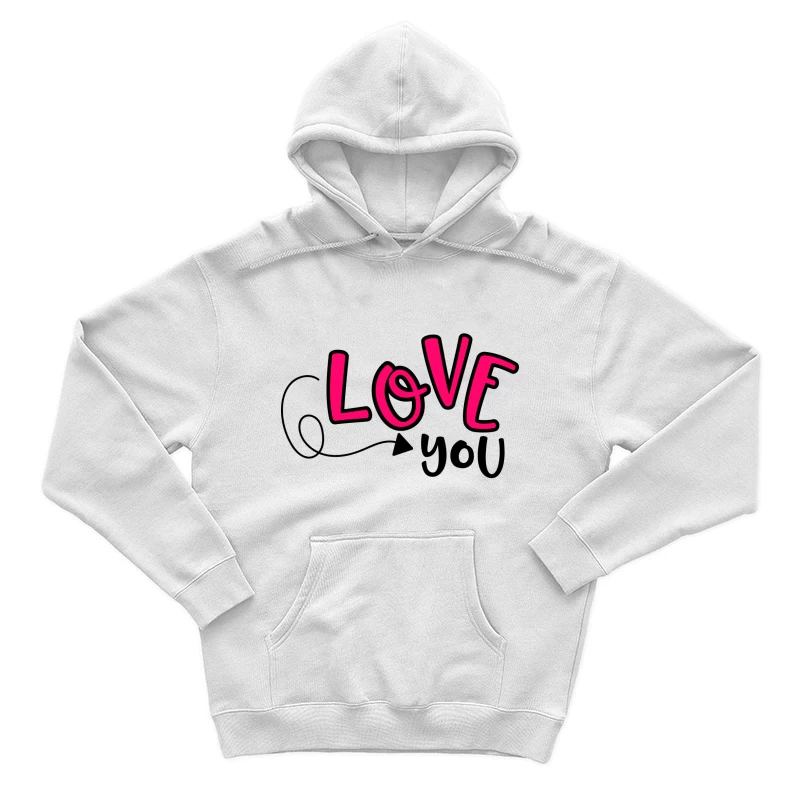 Motif amoureux avec flèche Homme Sweat à capuche