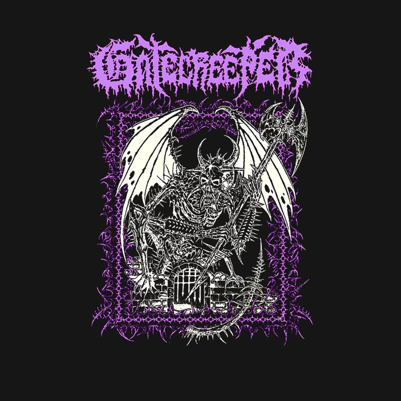 Gatecreeper Metal Spikes Male Long Sleeve T-Shirt