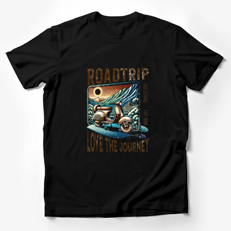 Voyage en Scooter: Aimez le Voyage Homme T-Shirt
