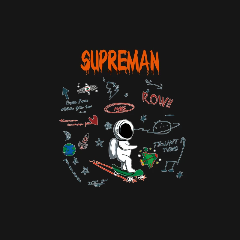 Weltraumabenteuer mit Astronaut Herren T-Shirt