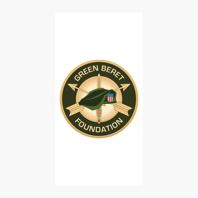 Green Beret Foundation: Special Forces Military Insignia iPhone Case