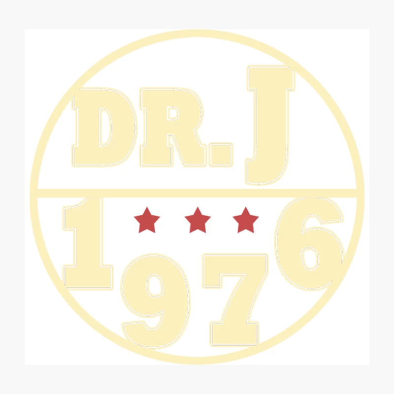 Dr. J 1976 Throw Pillow