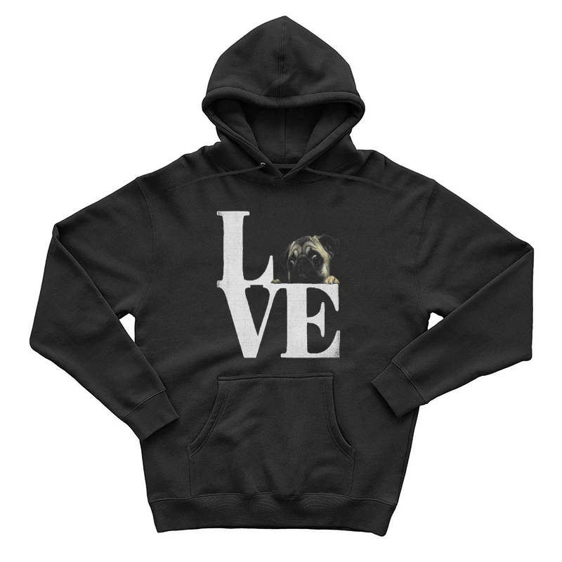 Amour avec un Carlin Homme Sweat à capuche
