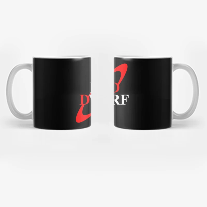 Red Dwarf Science Fiction TV Series Logo Coffee Mug