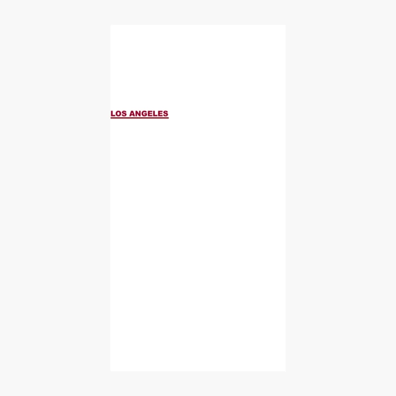 X Los Angeles Large New Official Band iPhone Case