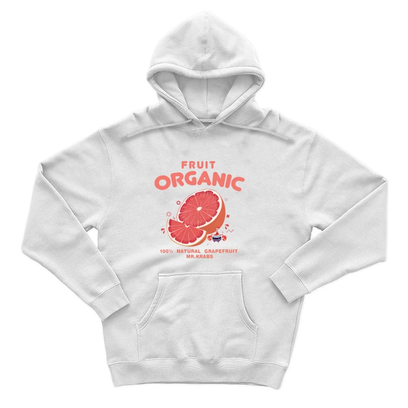 Organischer Grapefruit-Charakter-Entwurf Herren Pullover Hoodie