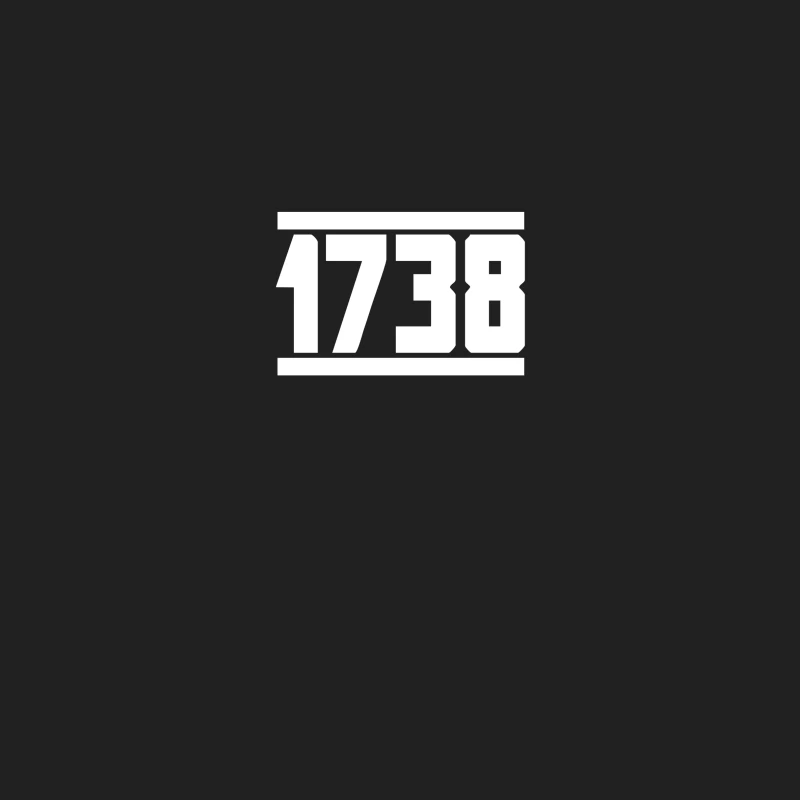 Graphic Design Featuring the Number 1738 Bucket Hat