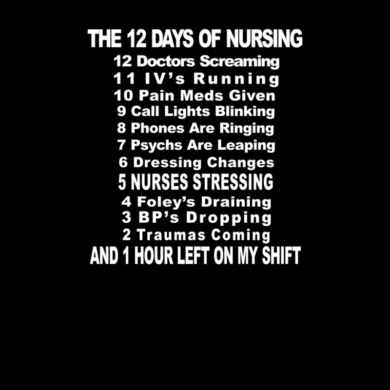 The 12 Days of Nursing Pin