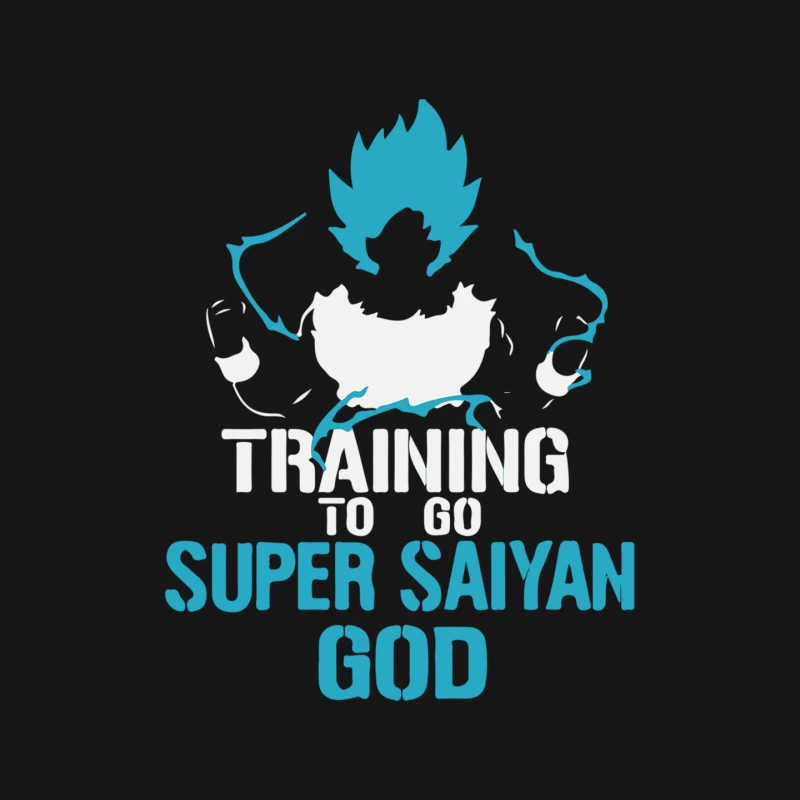 Training to go Super Saiyan GOD DBZ Dragon Ball Z Mouse Pad