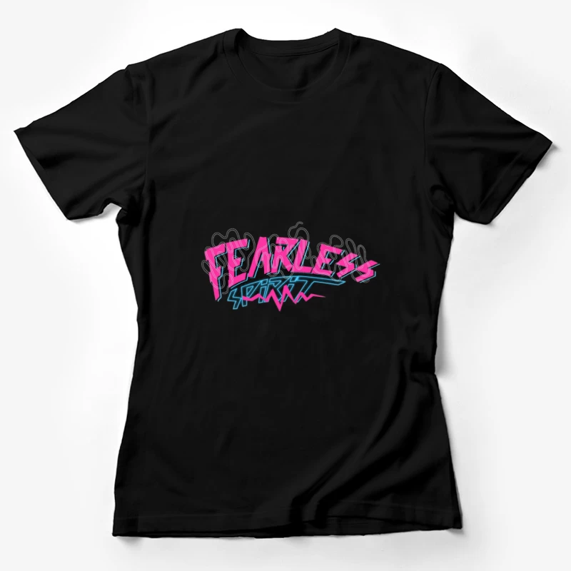 Furchtloser Geist Design Damen T-Shirt