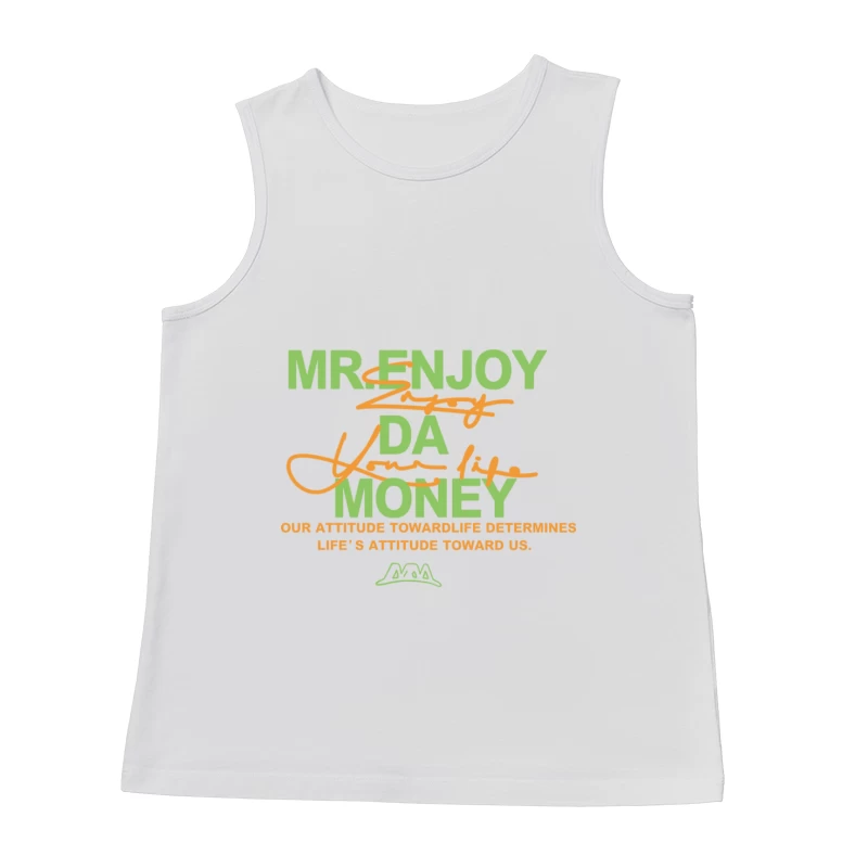 Motivationsspruch mit Lebensfreude Herren Tanktops