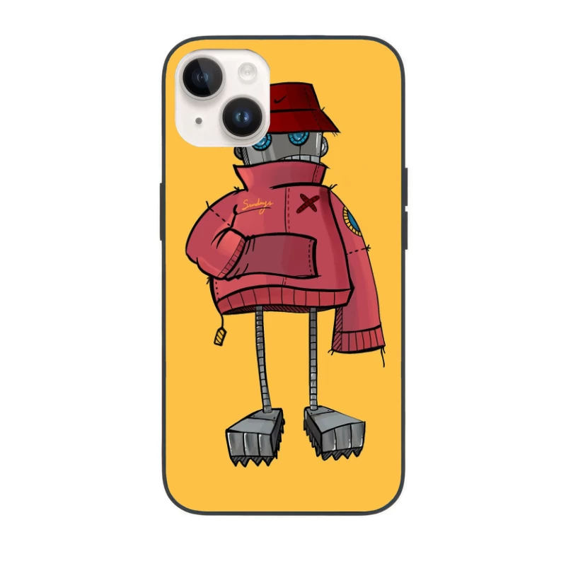 Robokite in Red Hoodie iPhone Case