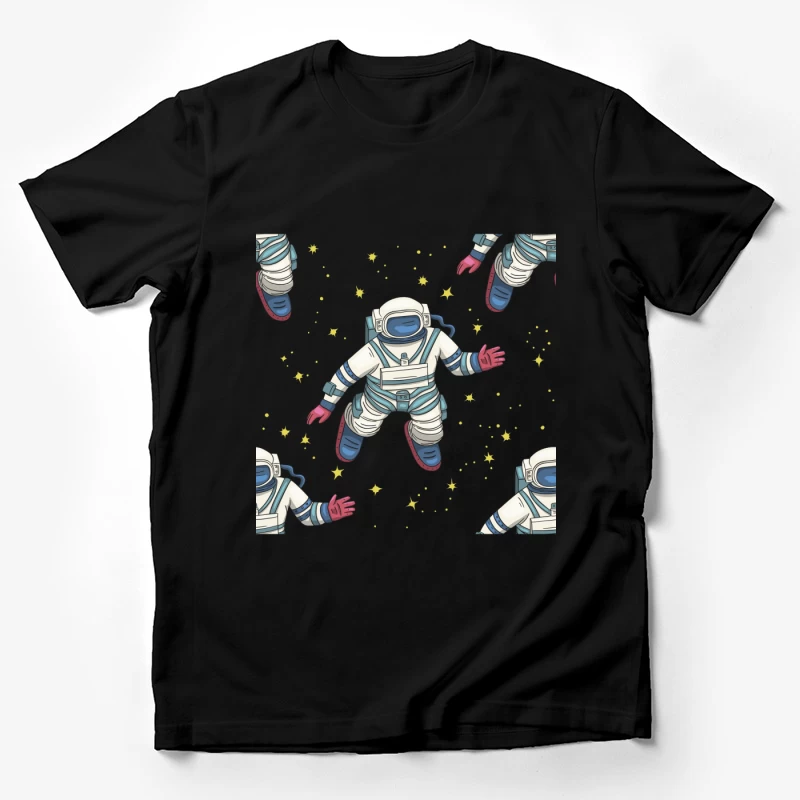 Astronautenmuster im Weltraum Herren T-Shirt