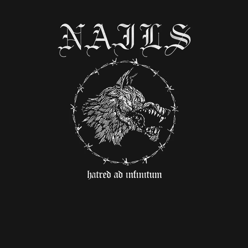 Nails Hatred Ad Infinitum Male Long Sleeve T-Shirt