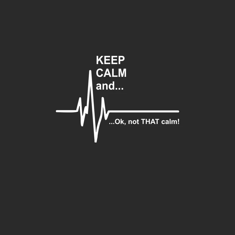 Keep Calm and...Not That Calm Funny Baseball Cap