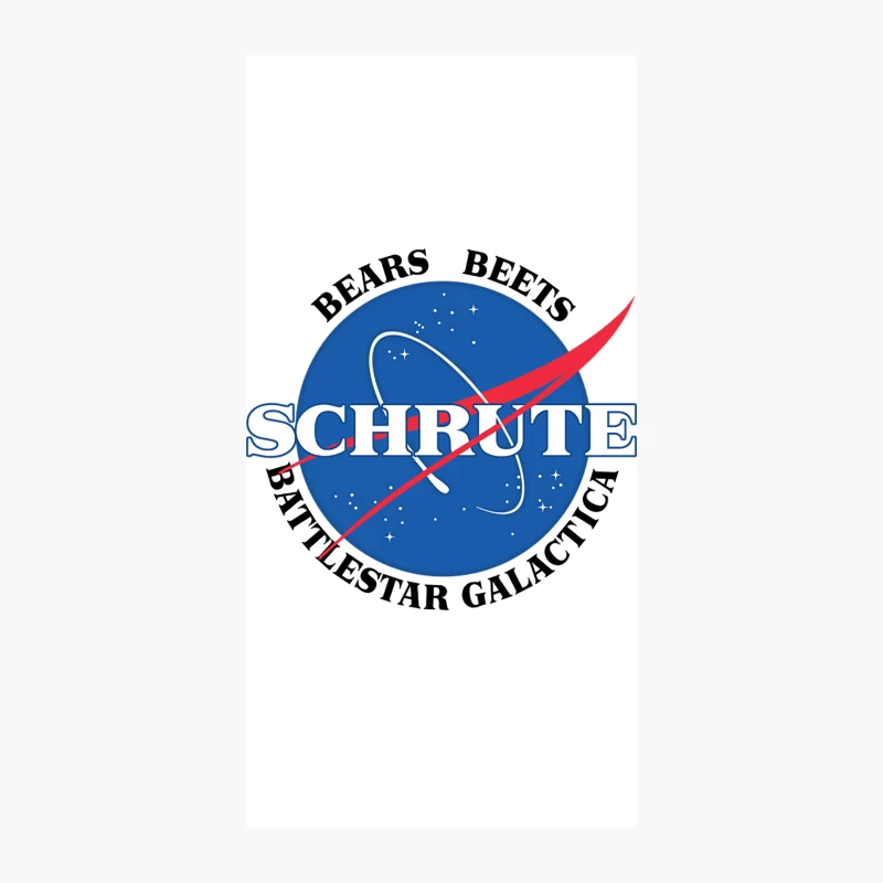 Dwight Schrute  Nasa Parody Design iPhone Case
