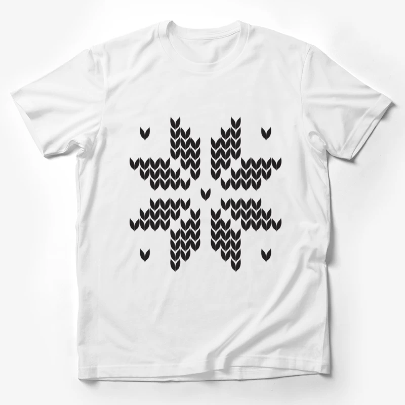 Motif géométrique en chevrons Homme T-Shirt