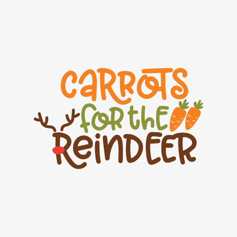 Carottes pour le renne, design de Noël coloré Homme Sweat-shirt à enfiler