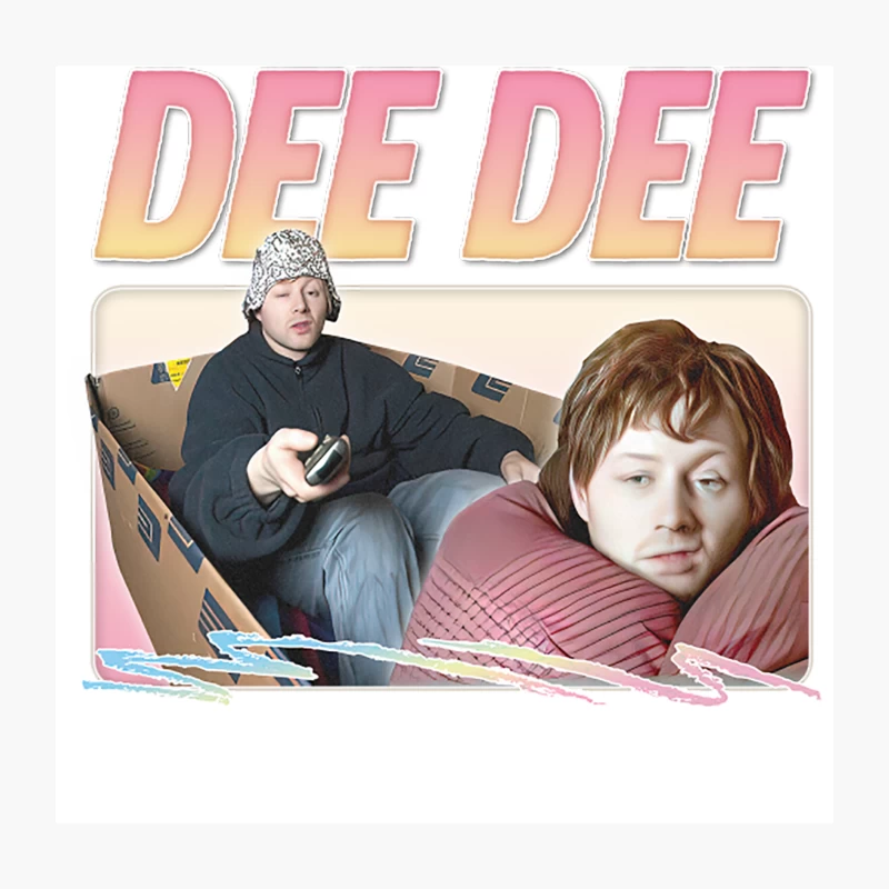 Dee Dee   Retro Aesthetic Fan Art Design Throw Pillow