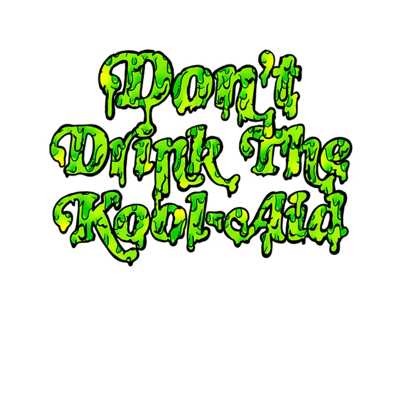 Don_t Drink The Kool Aid   Retro People_s Temple Design Tapestry