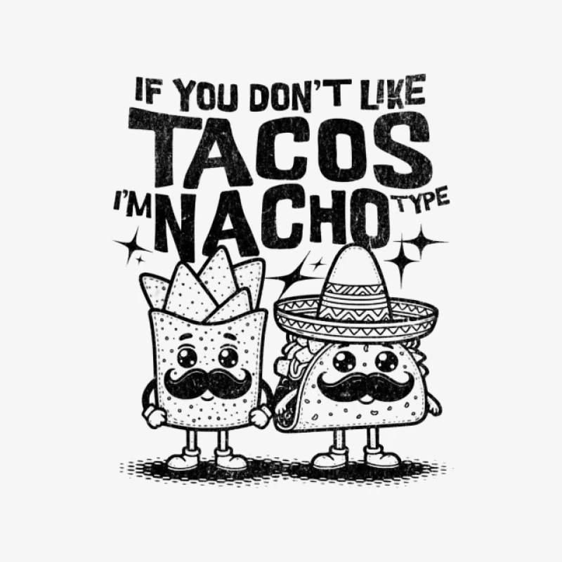 Witziges Taco und Nacho Design Damen Pullover Sweatshirt
