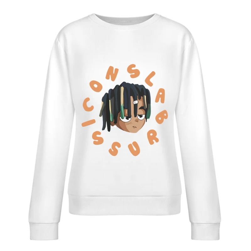 Stilvolle Cartoon-Dreadlocks-Kunst Damen Pullover Sweatshirt