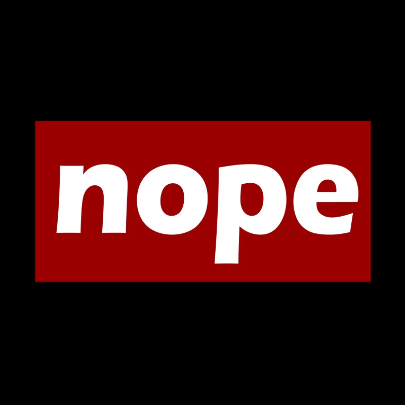 Nope typograph Tapestry