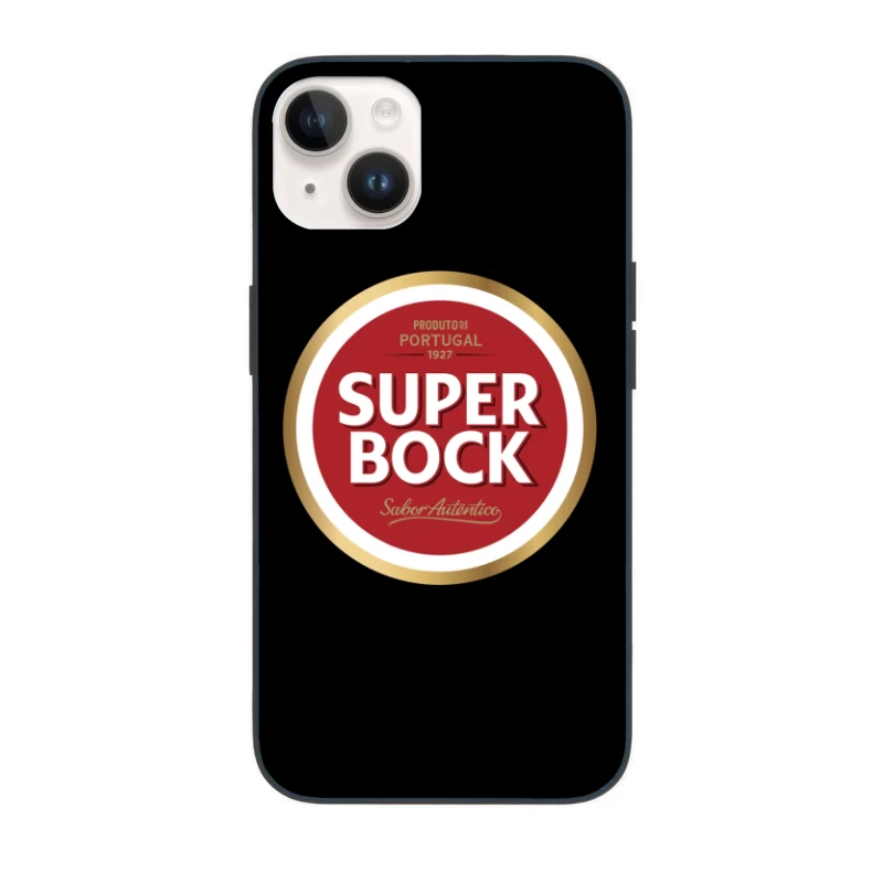 Super Bock Portuguese Beer Brand Logo Design from 1927 iPhone Case