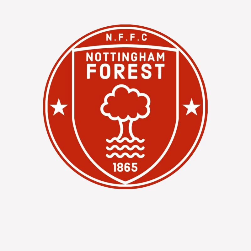 Nottingham Forest Retro Badge Male T-Shirt