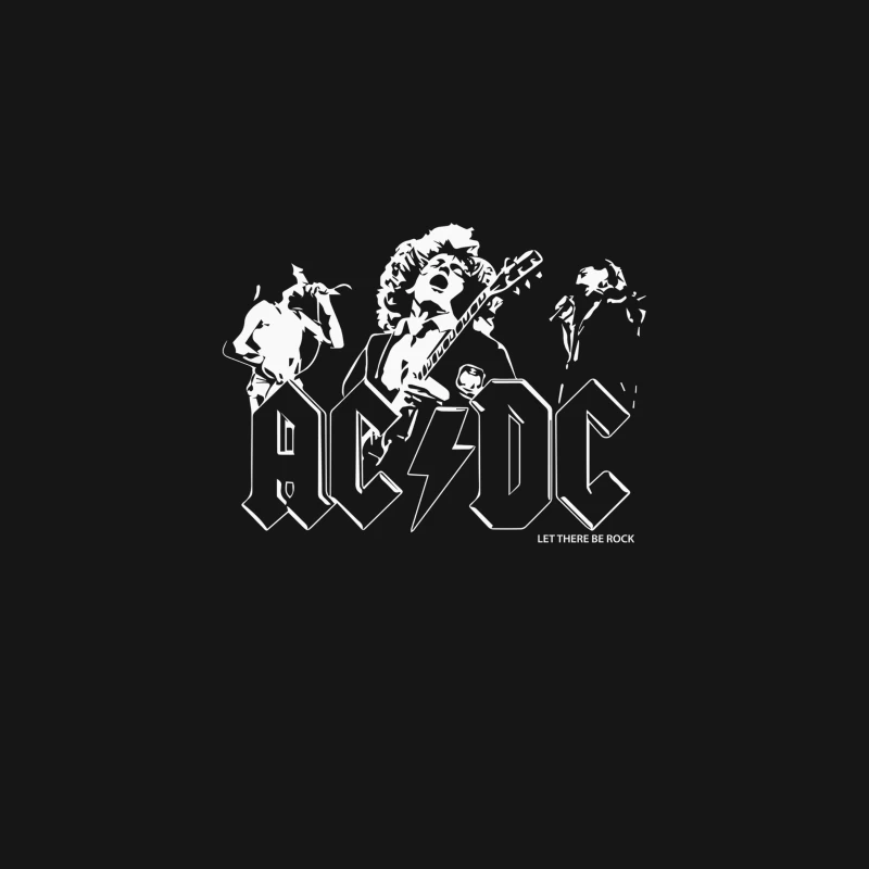 AC DC Classic Hard Rock Band Desk Mat