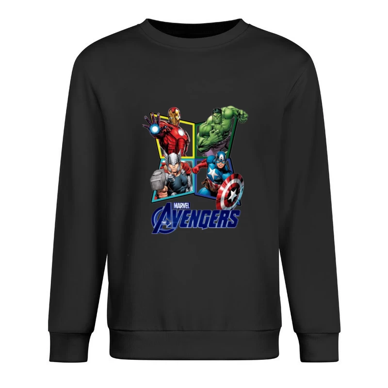Marvel Avengers Comic Characters Male Pullover Sweatshirt