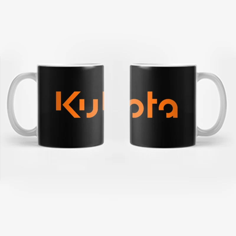 Kubota Corporation Orange Logo Design Coffee Mug