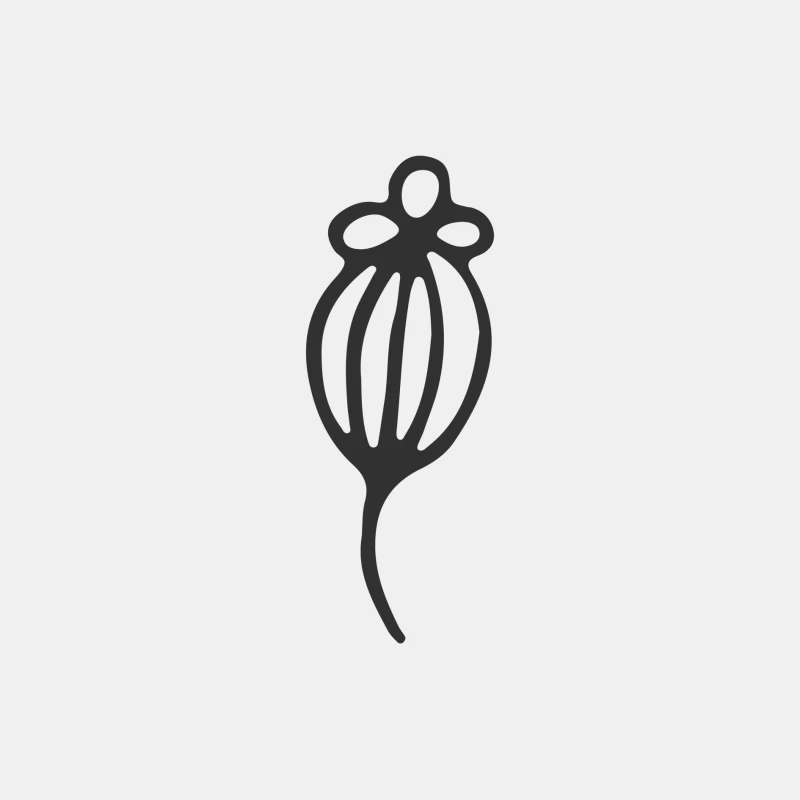Illustration de fleur stylisée Homme Débardeur