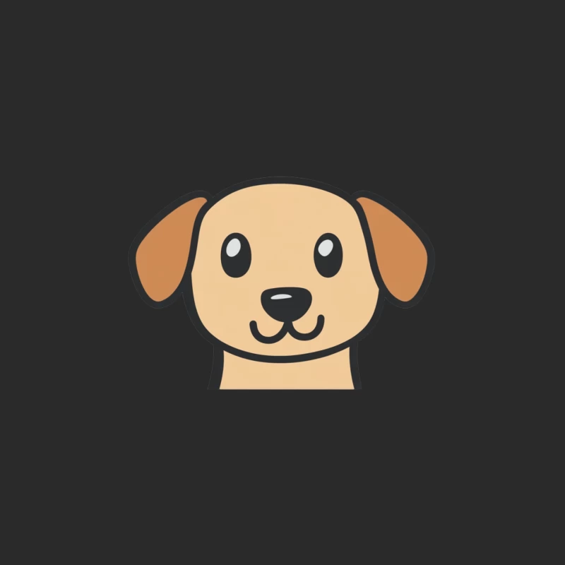 Cute Cartoon Dog Puppy Icon Baseball Cap