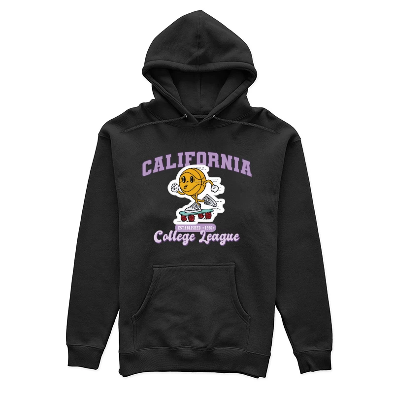 Kalifornische College-Liga Skater Basketballstil Damen Pullover Hoodie
