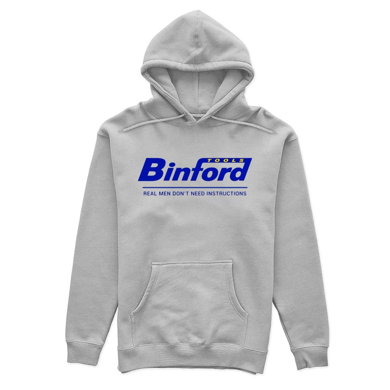 Binford Tools Company Logo with Bold Slogan Female Pullover Hoodie