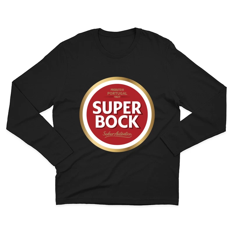 Super Bock Portuguese Beer Brand Logo Design from 1927 Male Long Sleeve T-Shirt