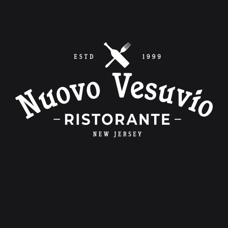 Vintage Logo of Nuovo Vesuvio: Italian Restaurant in New Jersey Since 1939 Female Pullover Hoodie
