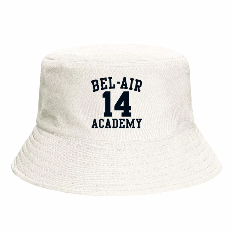 Bel-Air Academy Number 14 Athletic Jersey Design Bucket Hat