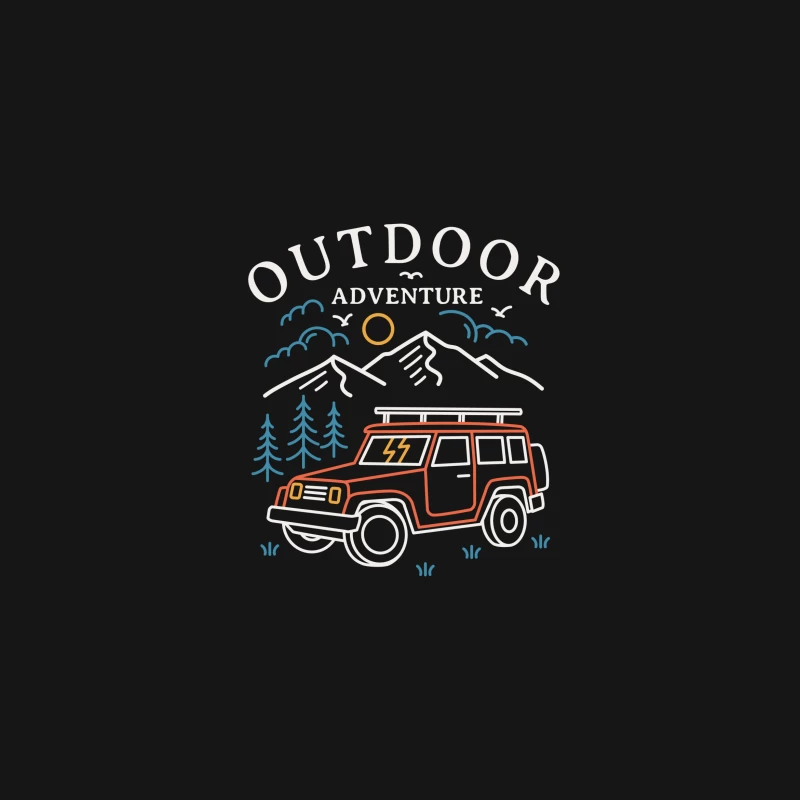 Abenteuer im Freien mit Geländewagen Herren T-Shirt