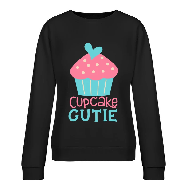 Motif mignon de cupcake Femme Sweat-shirt à enfiler