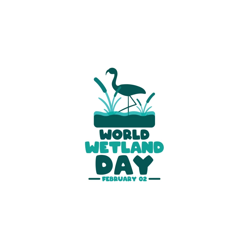 Celebrate World Wetland Day – Vibrant Flamingo Design Desk Mat