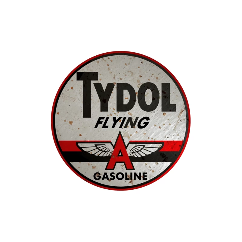 Vintage Tydol Flying A Gasoline Station Logo Sign Mouse Pad