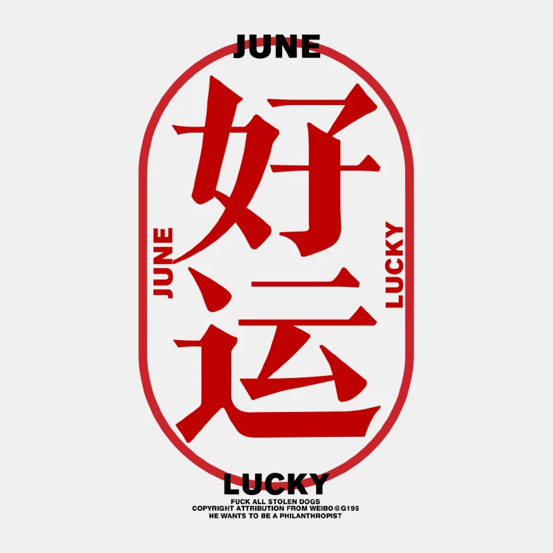 Chinesisches Glückszeichen-Design Herren Tanktops