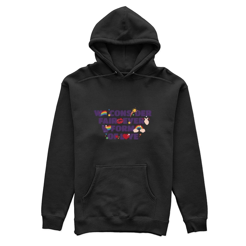 Amour et acceptation Femme Sweat à capuche
