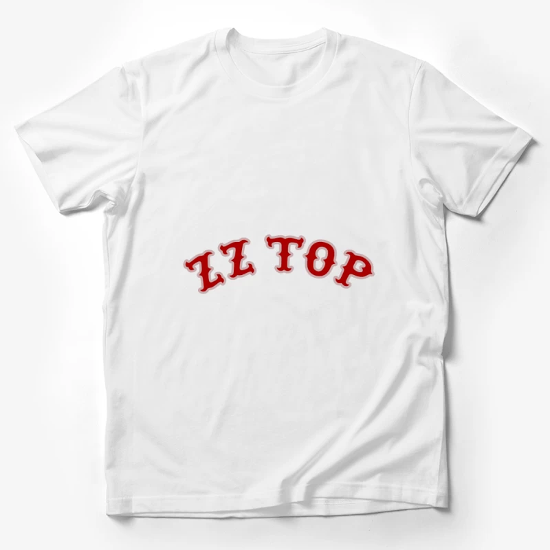 ZZ Top Red Retro Band ZZ Top Red Male T-Shirt