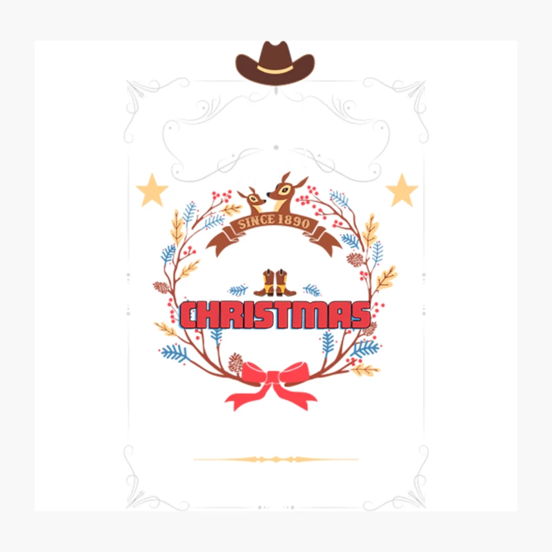Cowboys Christmas Ball Throw Pillow
