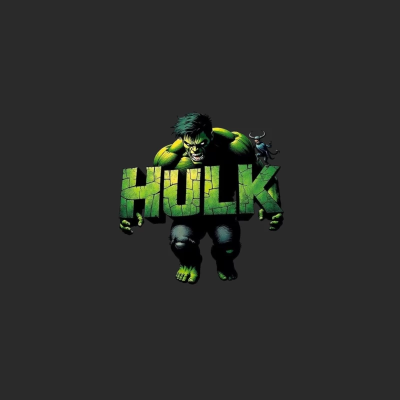Hulk Comic Art Baseball Cap