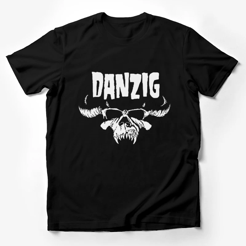 Danzig Band Gothic Skull Logo Design Male T-Shirt